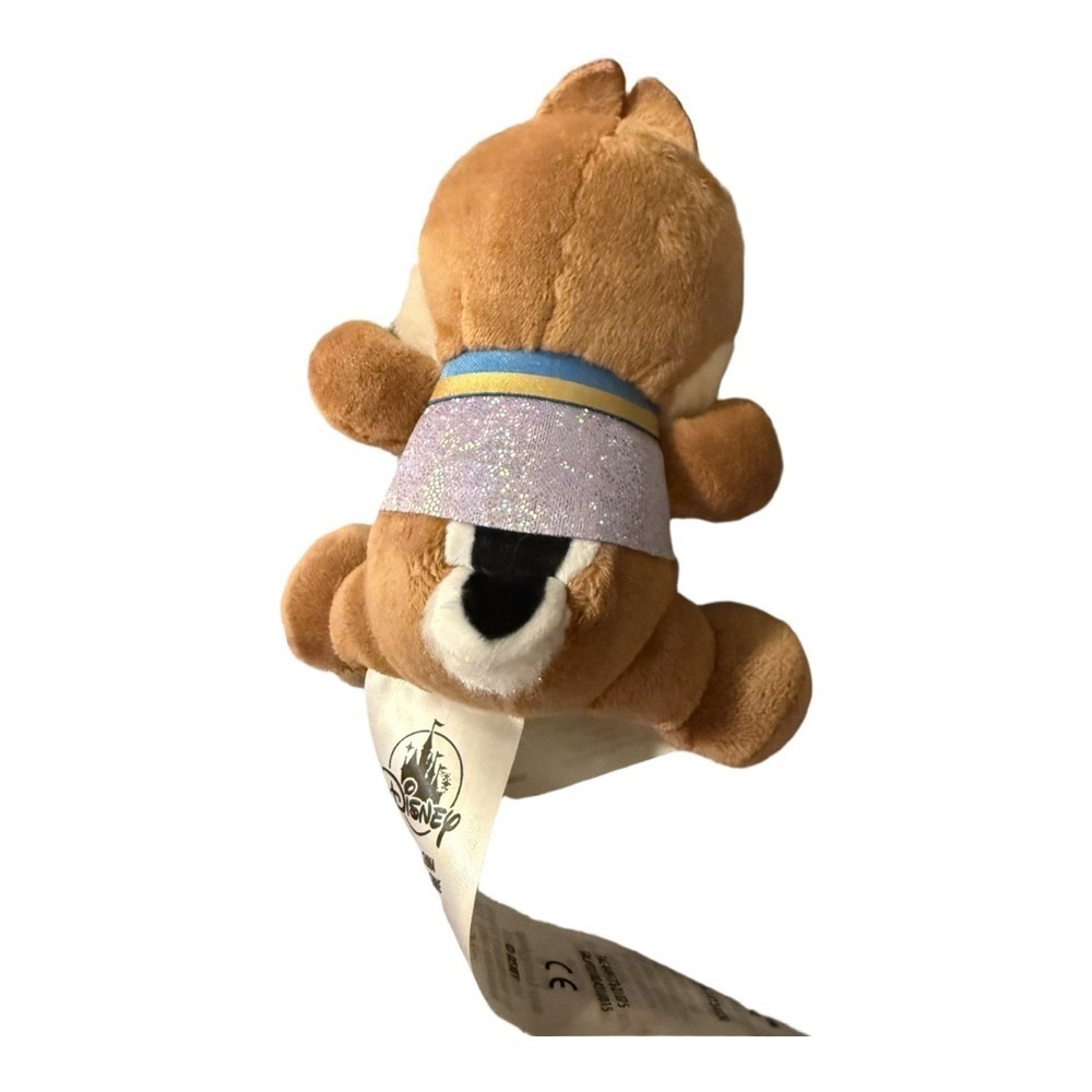 Disney World Parks 50th Anniversary Chip Wishables Plush Closed Eyes Variant - Picture 5 of 5